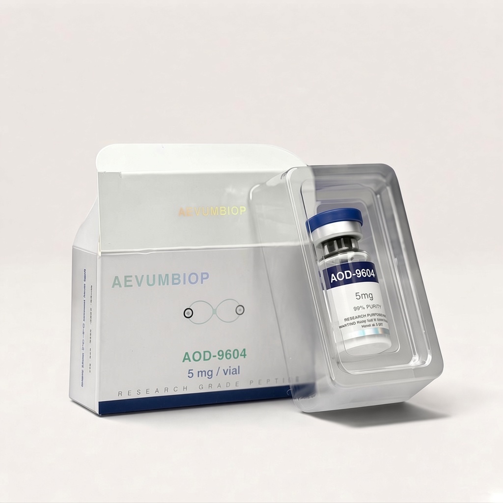 AOD-9604 — research vial and carton