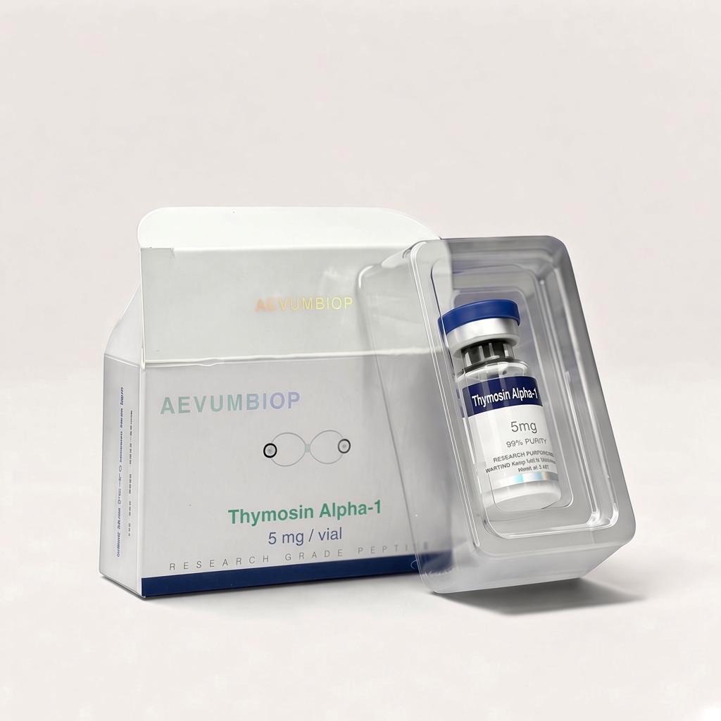 Thymosin Alpha-1 — research vial and carton